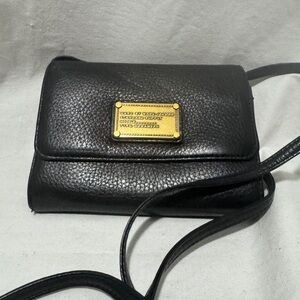MMJ Marc by Marc Jacobs Black Leather Crossbody Bag